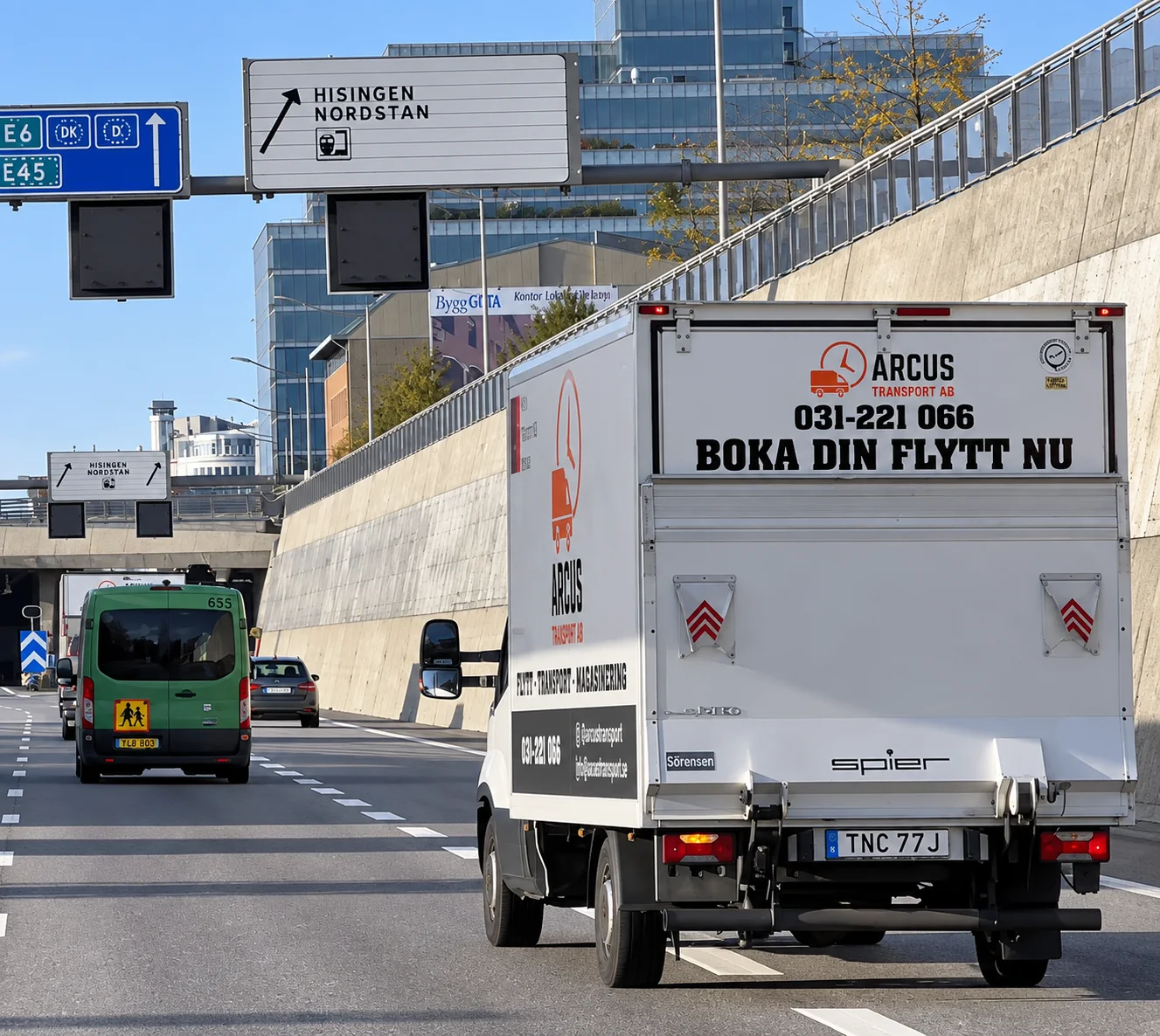 Arcus Transport & Flytt hjälper kunder med flytt i Göteborg
